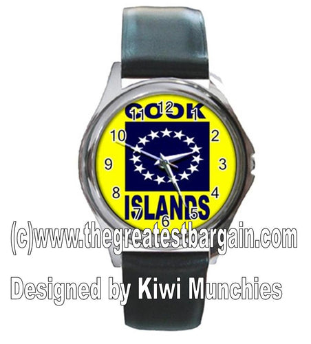 Cook Island Flag Unisex Watch-1