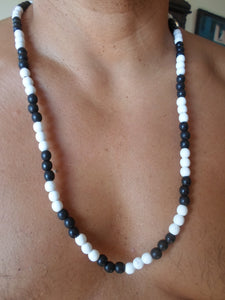 New Zealand Kiwi necklace with wooden beads-Medium