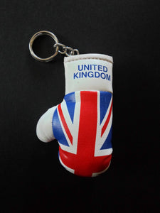British Flag Mini Boxing glove Keyring