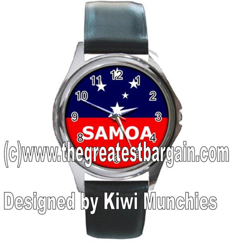 Samoa Flag Unisex Watch