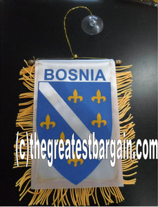 Bosnia Mini Car Banner