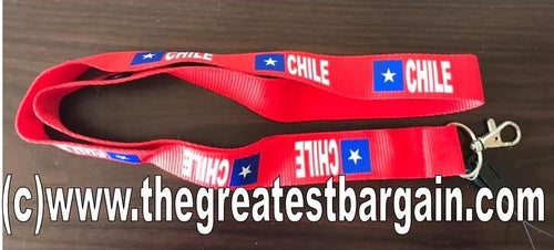 Chile Chilean Flag Laynard