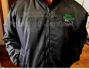 Cook Islands Waterproof Bomber Mens' Size Small Jacket.