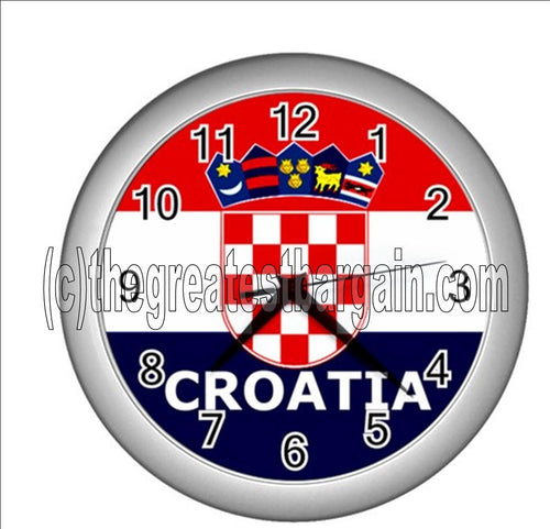 Croatia Wall Clock