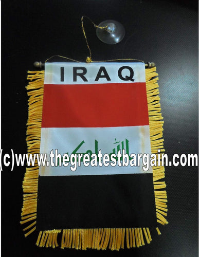 Iraq Mini Car Banner
