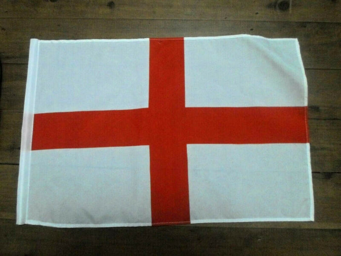 England English Flag Handwaver size. 30 cm x 45 cm without stick. Second 1