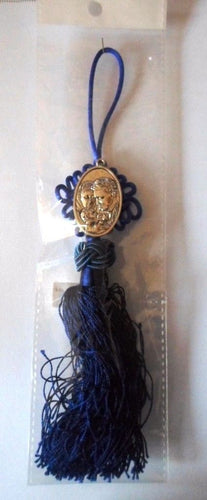 Mary and Jesus wall Pendant.Religious.Christian pendant.Excellent gift.Dark Blue