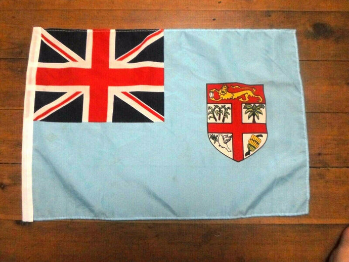 FIJI FIJIAN Flag Handwaver size. 30 cm x 45 cm without stick. Second