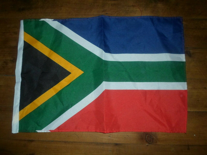 South Africa Flag Handwaver size. 30 cm x 45 cm without stick