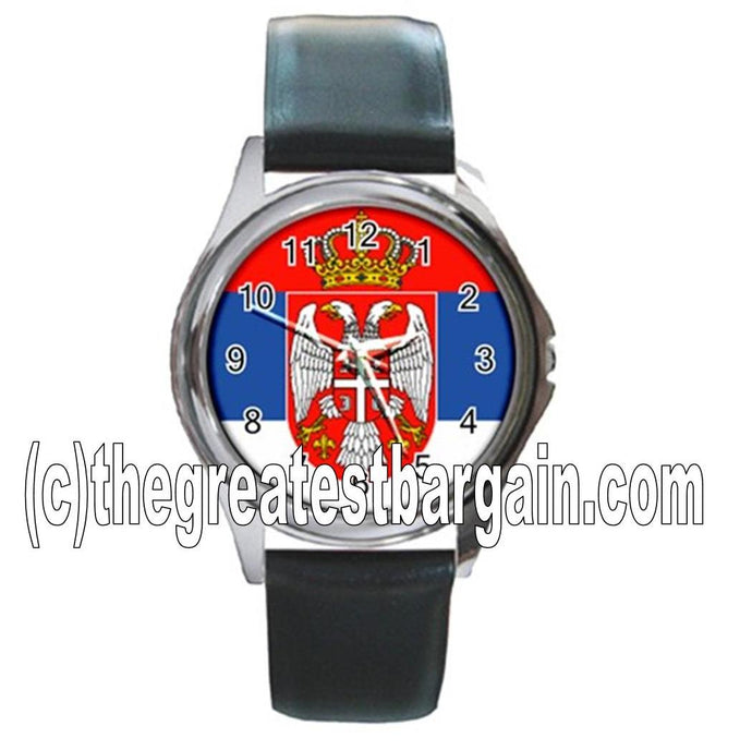 Serbia Flag Unisex Watch-1